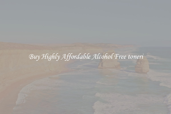 Buy Highly Affordable Alcohol Free toneri