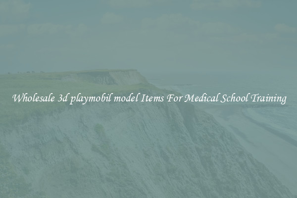 Wholesale 3d playmobil model Items For Medical School Training