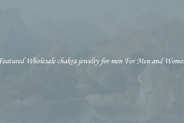 Featured Wholesale chakra jewelry for men For Men and Women
