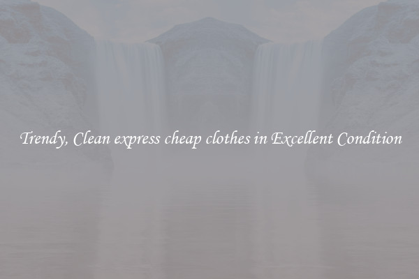 Trendy, Clean express cheap clothes in Excellent Condition