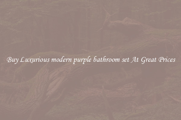 Buy Luxurious modern purple bathroom set At Great Prices