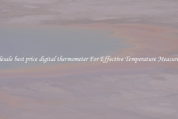 Wholesale best price digital thermometer For Effective Temperature Measurement