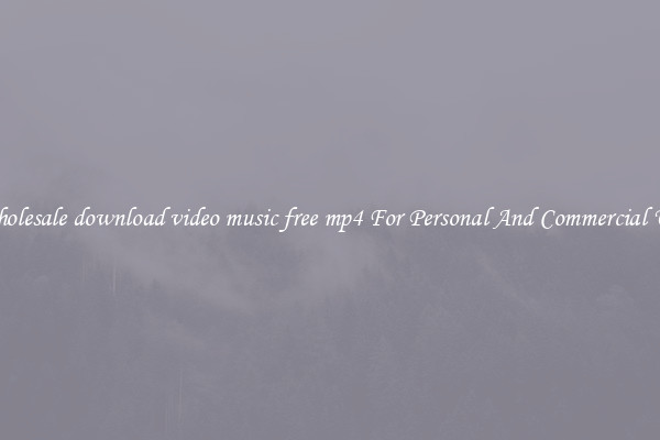 Wholesale download video music free mp4 For Personal And Commercial Use